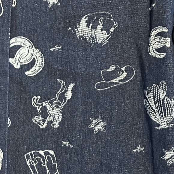 🤠✨ Callie 1850 Western Print Jeans – Size 3 NWT, Wide Leg✨🤠 - Picture 7 of 7